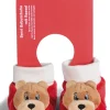 Baby Booties with rattle FC BAYERN Bear Berni