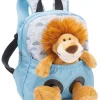 Backpack with soft toy Lion