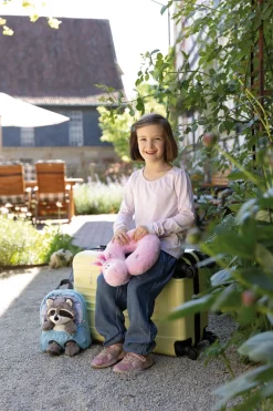Backpack with soft toy Raccoon