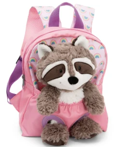 Backpack with soft toy Raccoon