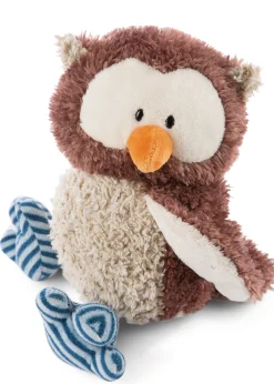 Cuddly toy owl Oscar with turnable head