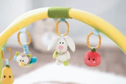 3-D Activity-Quilt Rabbit and Owl with play cushion in Carrying Bag