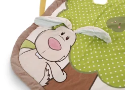 3-D Activity-Quilt Rabbit and Owl with play cushion in Carrying Bag