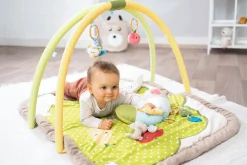 3-D Activity-Quilt Rabbit and Owl with play cushion in Carrying Bag