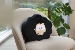 Figural Cushion Sheep black