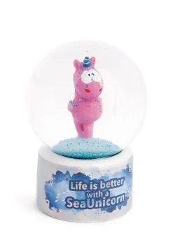 Glitter Globe Seahorse Laguna Rainbow