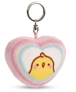 Key Ring Piu Piu, heart shaped
