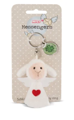 Keyholder Angel w. pendant "Cloverleaf symbol"