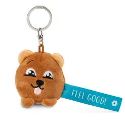 Keyholder Blue bear "Feel Good!" blue