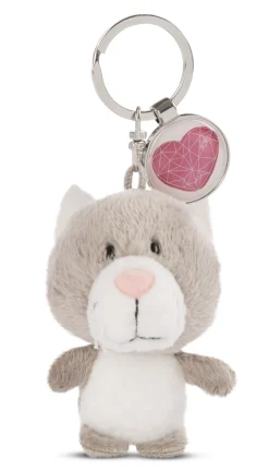 Keyholder cat with pendant "Heart symbol"