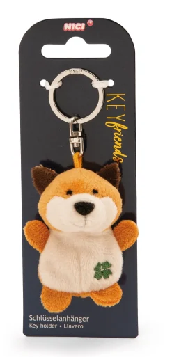 Keyholder fox with cloverleaf