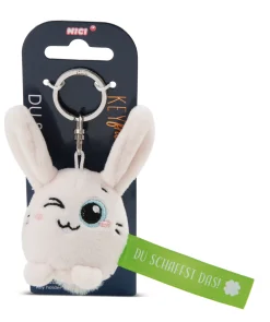 Keyholder Green rabbit "Du schaffst das!"