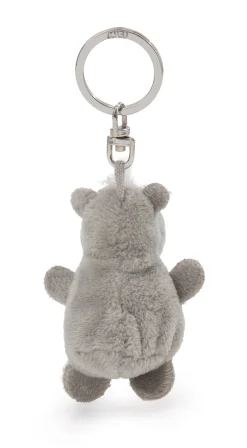 Keyholder Grey hippo with heart