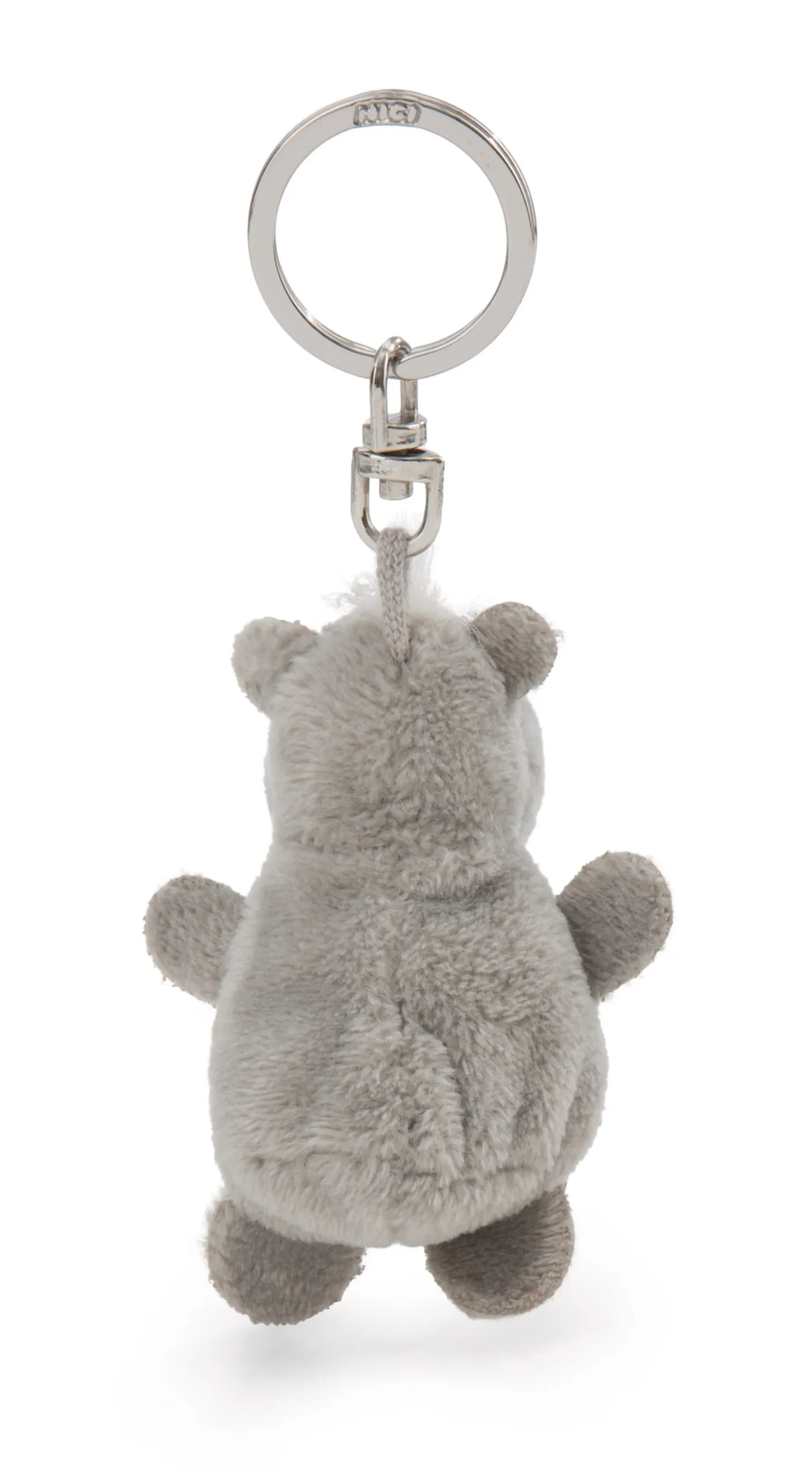 Keyholder Grey hippo with heart