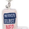 Keyholder mini plush cushion "Merkste selbst, ne?" w. bell