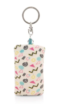 Keyholder mini plush cushion "Könnte gut werden" w. bell