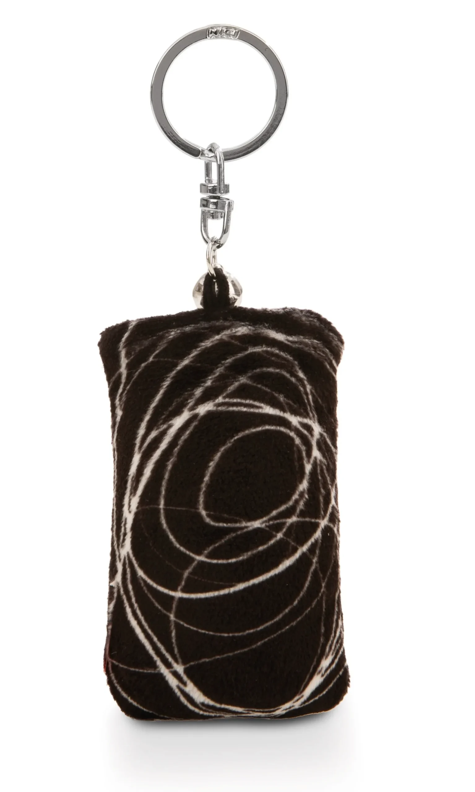 Keyholder mini plush cushion "Rock on!" w. bell