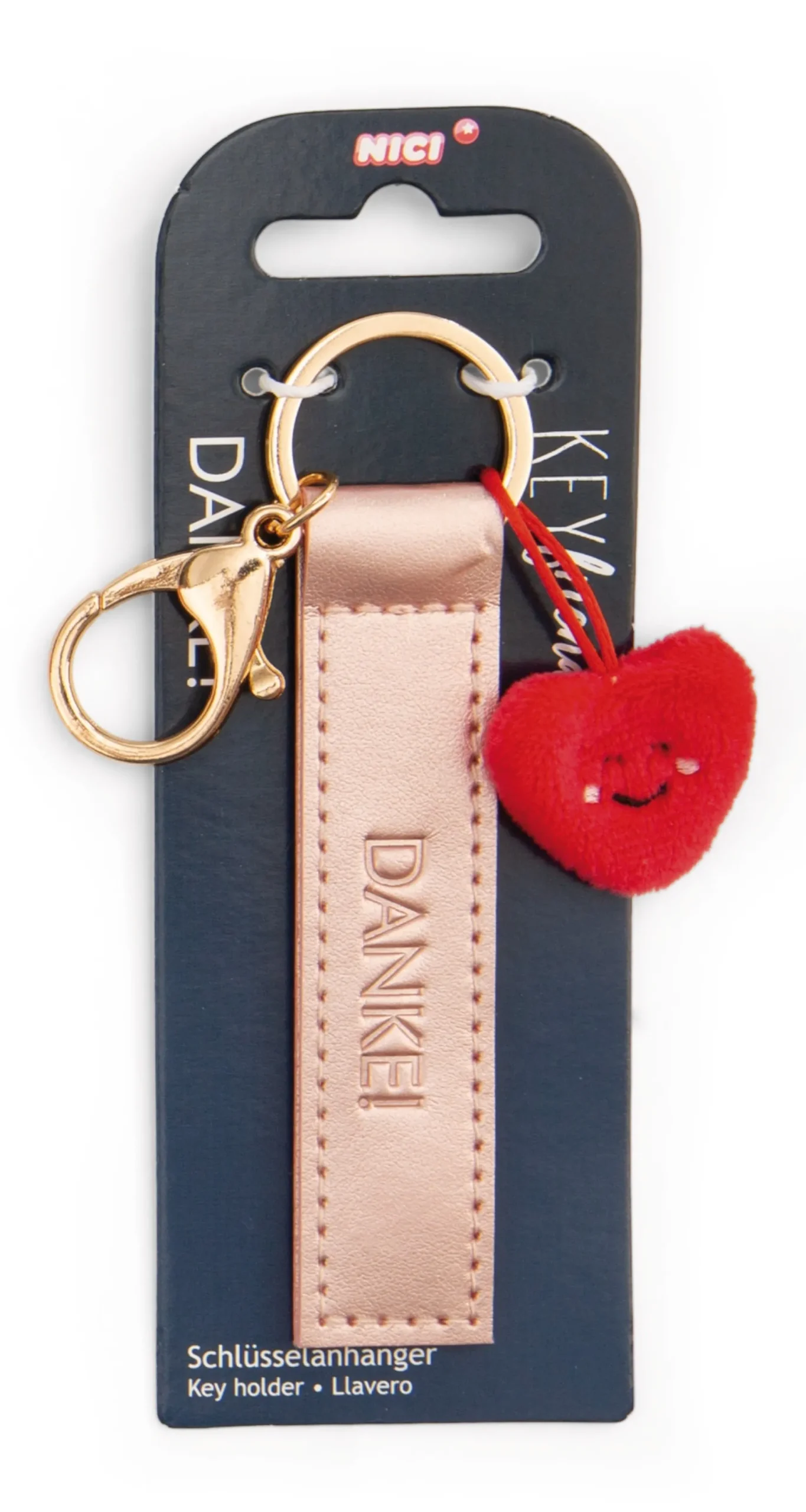 Keyholder "Danke!" heart