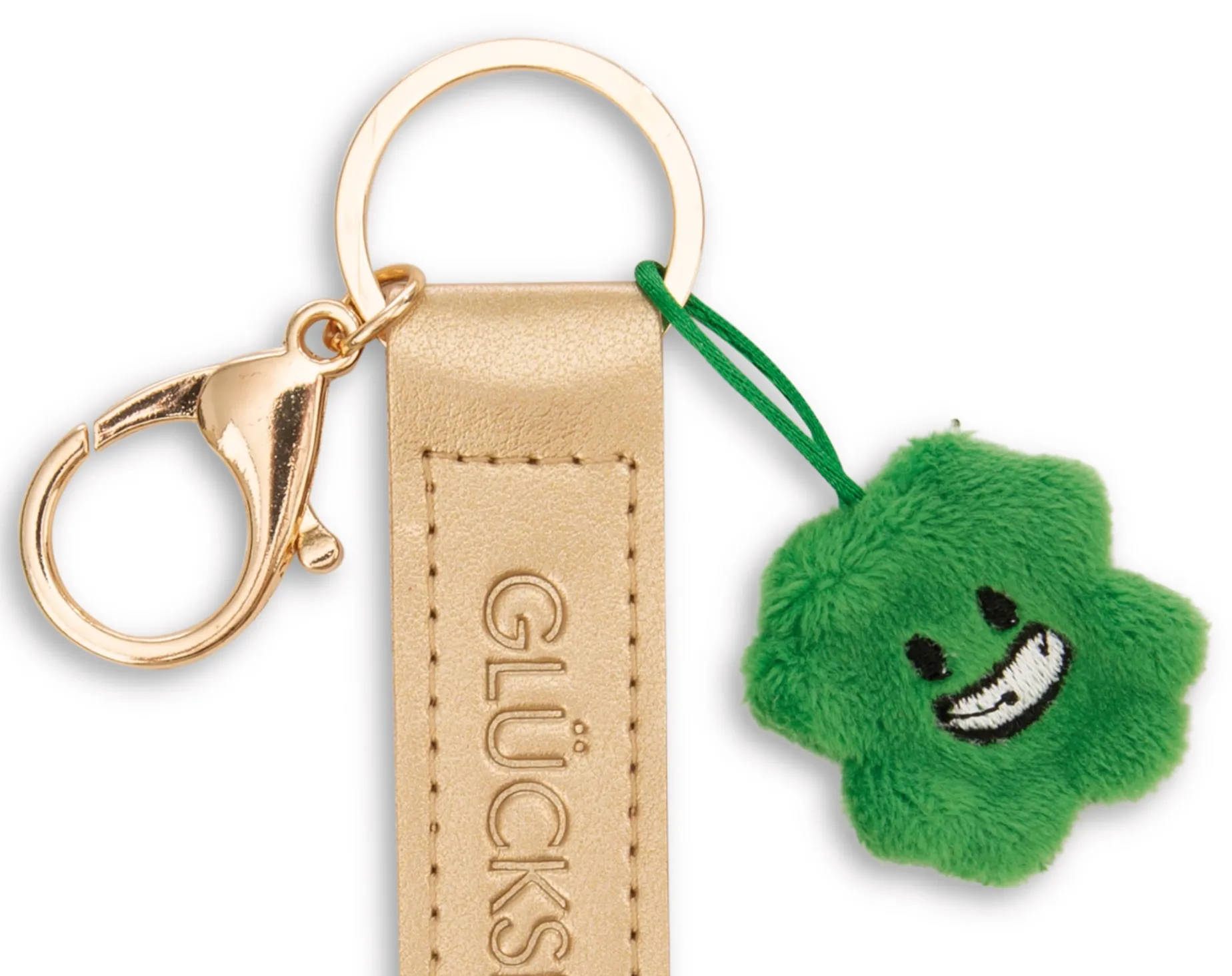 Keyholder "Glücksbringer" cloverleaf