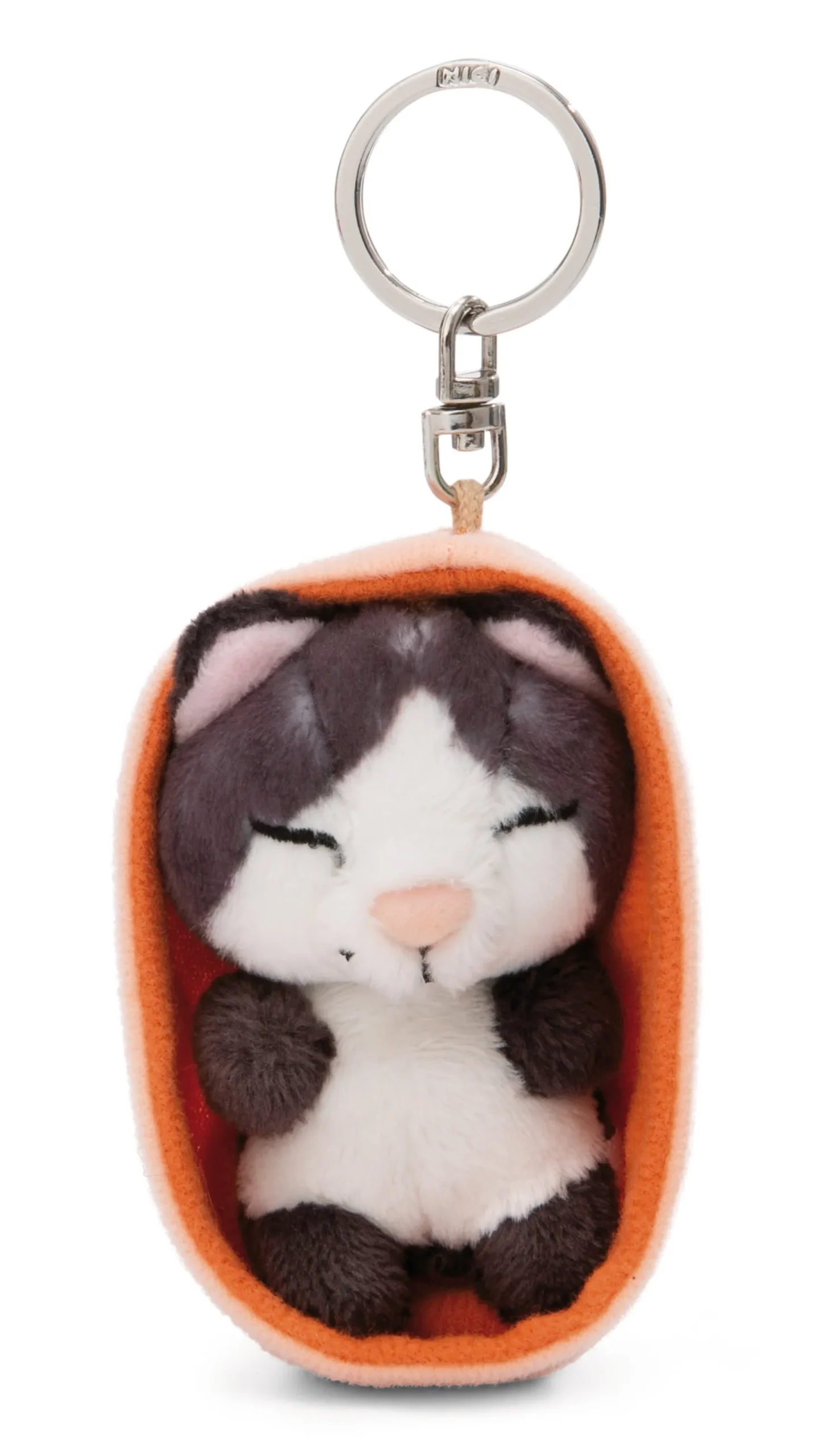 Keyholder Sleeping Pets Black Cat NICI GREEN