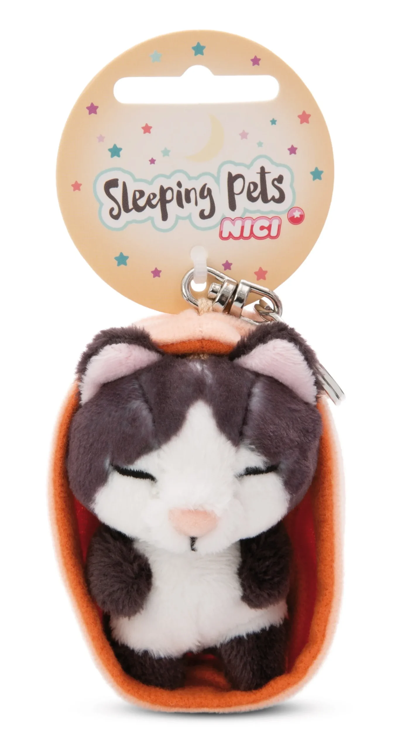 Keyholder Sleeping Pets Black Cat NICI GREEN