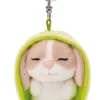 Keyholder Sleeping Pets Cappucino Bunny NICI GREEN