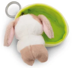 Keyholder Sleeping Pets Cappucino Bunny NICI GREEN