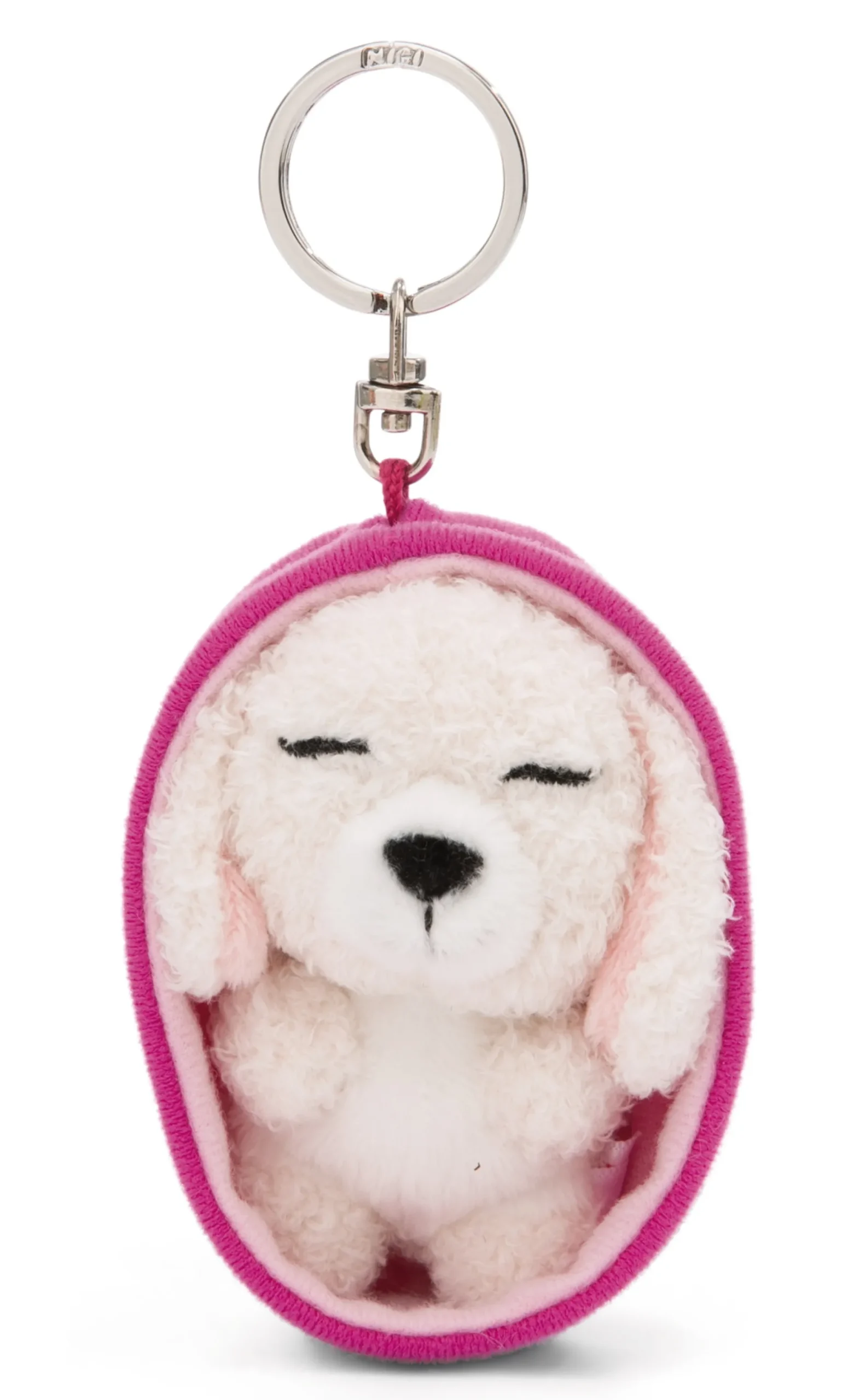 Keyholder Sleeping Pets White Poodle NICI GREEN
