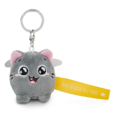 Keyholder Yellow cat "Bin immer bei dir!"
