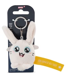 Keyholder Yellow rabbit "Bin immer bei dir!"
