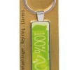 Keyring Key World '100% Vegan'