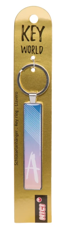 Keyring Key World 'A'