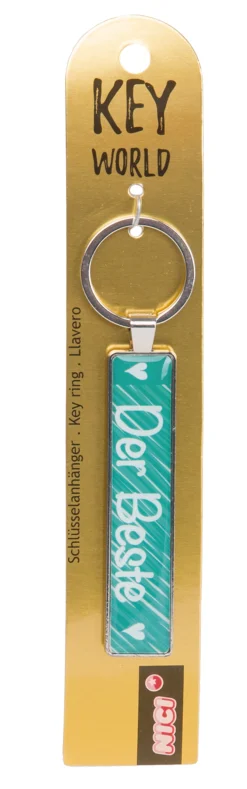 Keyring Key World 'Der Beste'