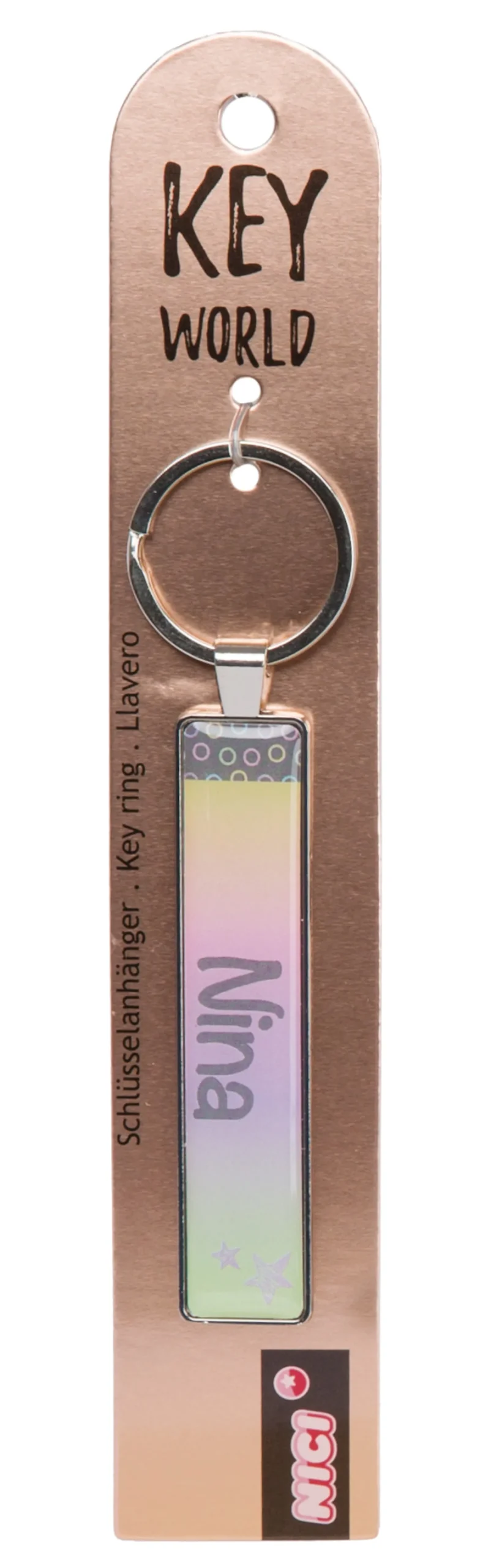 Keyring Key World 'Nina'