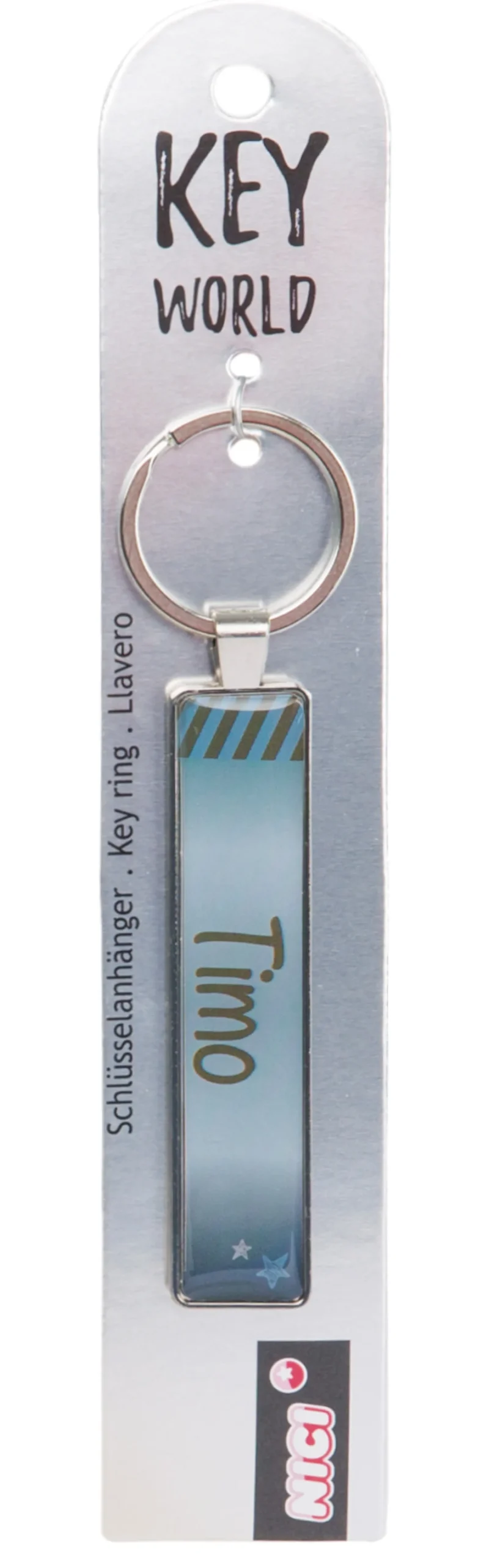 Keyring Key World 'Timo'