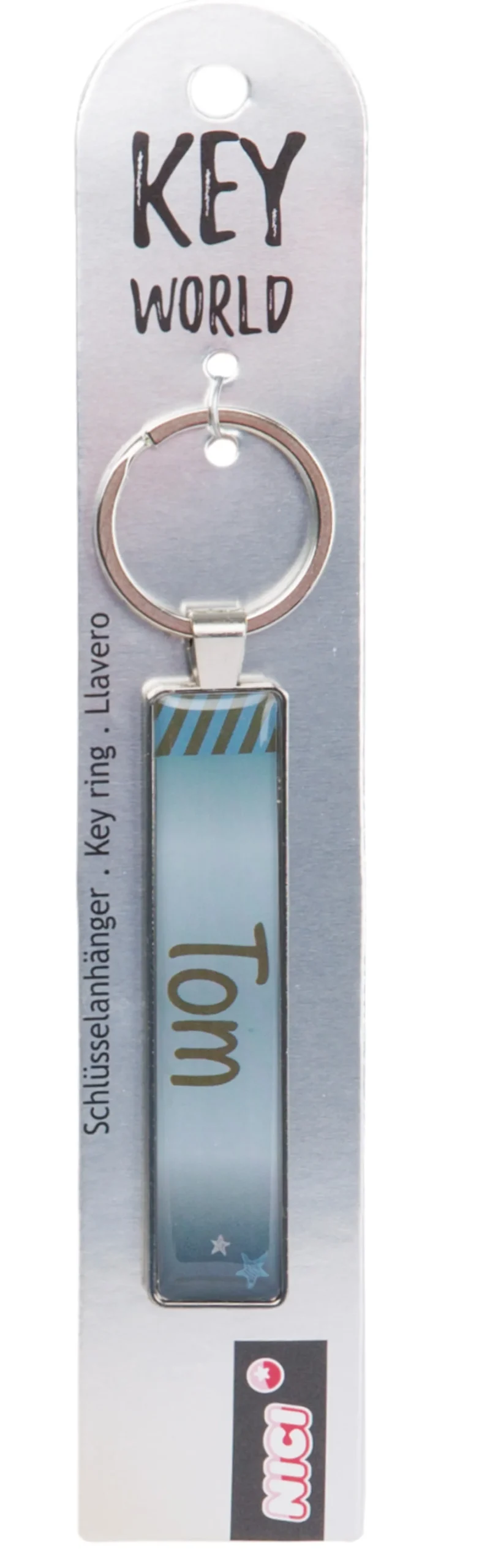 Keyring Key World 'Tom'