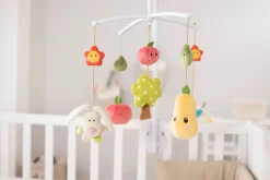 Musical Mobile Rabbit and Owl in gift box