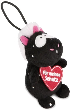 Pendant unicorn Carbon Flash "Für meinen Schatz"
