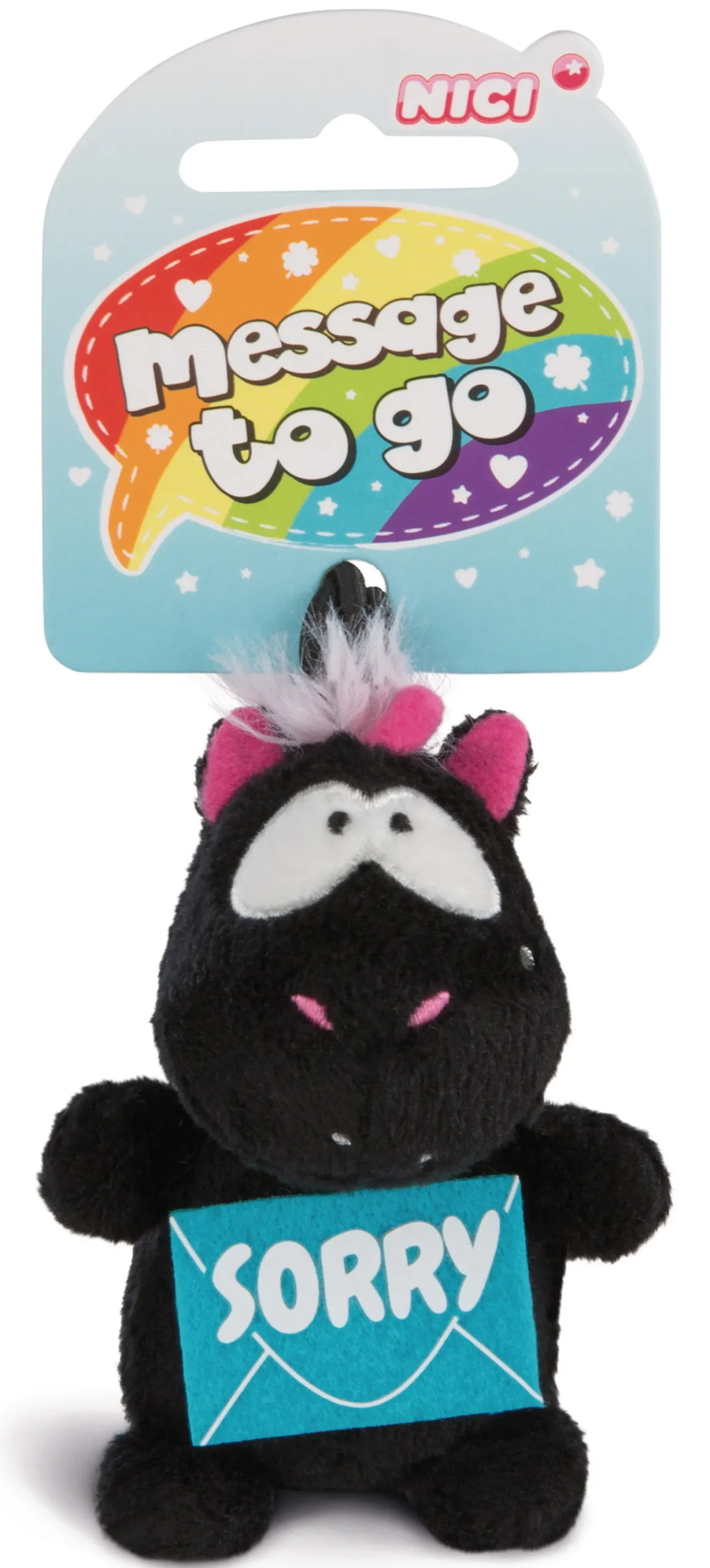 Pendant Unicorn Carbon Flash "sorry"