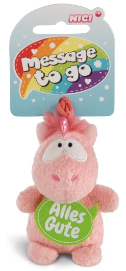 Pendant unicorn Merry Heart "Alles Gute"