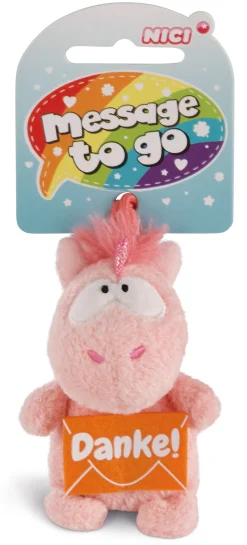 Pendant unicorn Merry Heart "Danke"