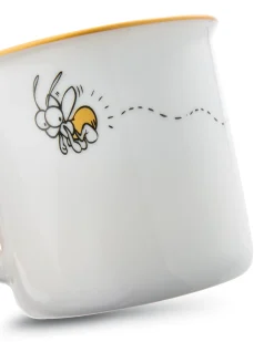 Porcelain mug metallic 'Ich bin die hellste Leuchte hier'