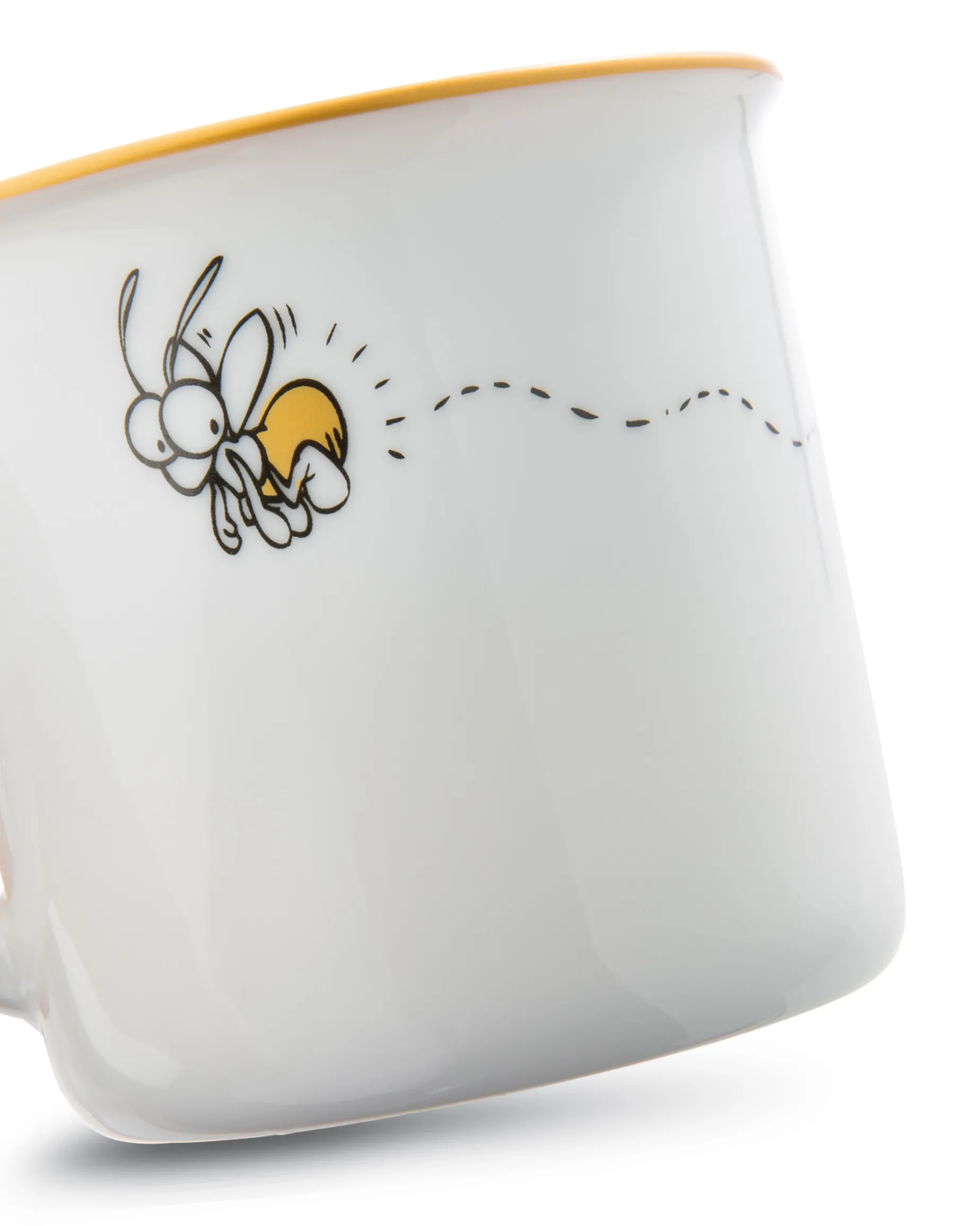 Porcelain mug metallic 'Ich bin die hellste Leuchte hier'