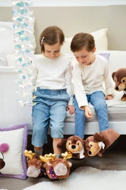 Slippers Dachshund Skida Gr. 34-37 (M) NICI GREEN