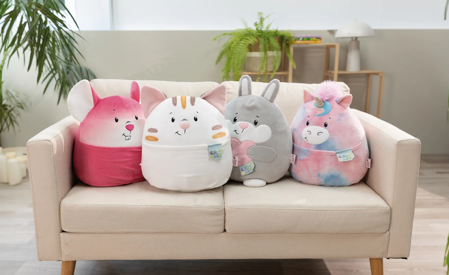 Soft toy Chill-NICI Rabbit with heart