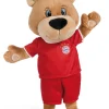 Soft Toy FC BAYERN Bear Berni with Football Jersey 35cm NICI GREEN