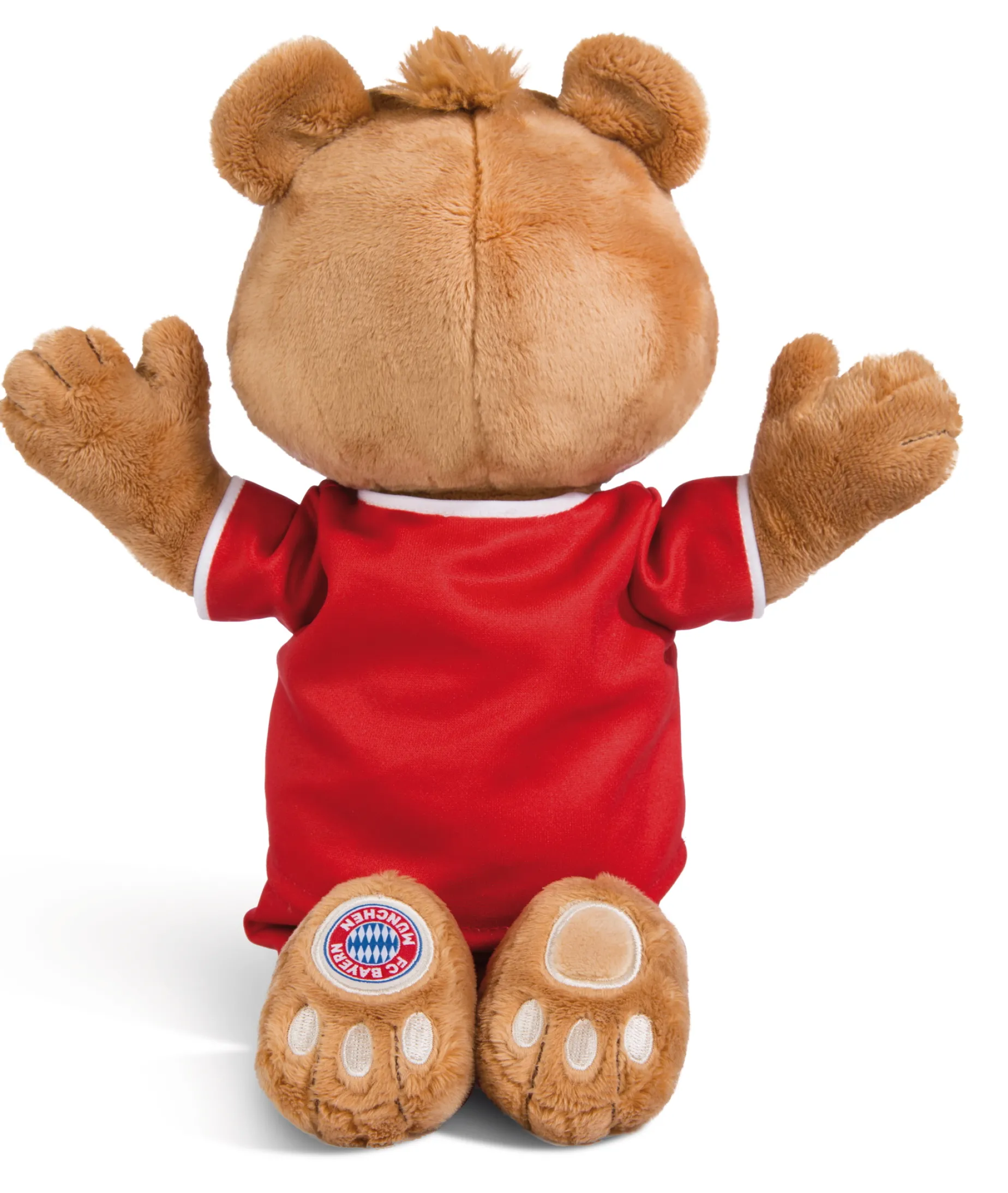 Soft Toy FC BAYERN Bear Berni with Football Jersey 35cm NICI GREEN