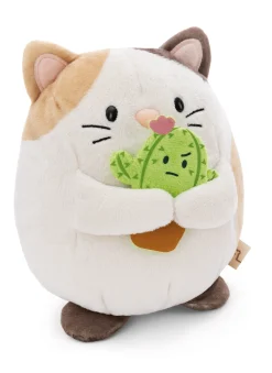 Soft toy mymochi Cat Angy 16cm with cactus in gift box
