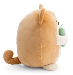 Soft toy mymochi Dog Hiro with bubble tea