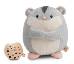 Soft toy mymochi Hamster Shai 27cm with cookie